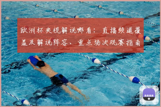 欧洲杯央视解说哪看：直播频道覆盖及解说阵容、重点场次观赛指南